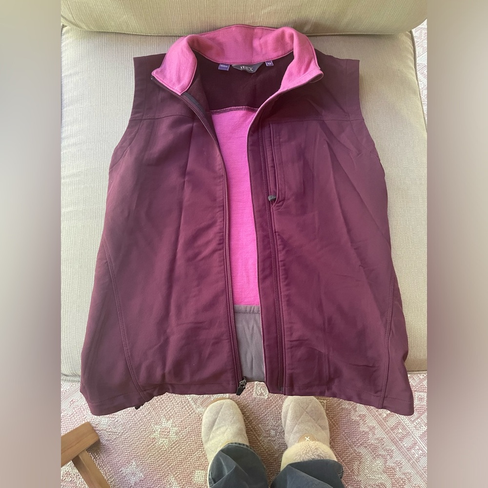 IBEX Vest | Women’s XS | Zip Front | Merino Wool Lining | Like New!